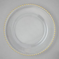 Gold Bead Charger Plate (4 Piece Set)